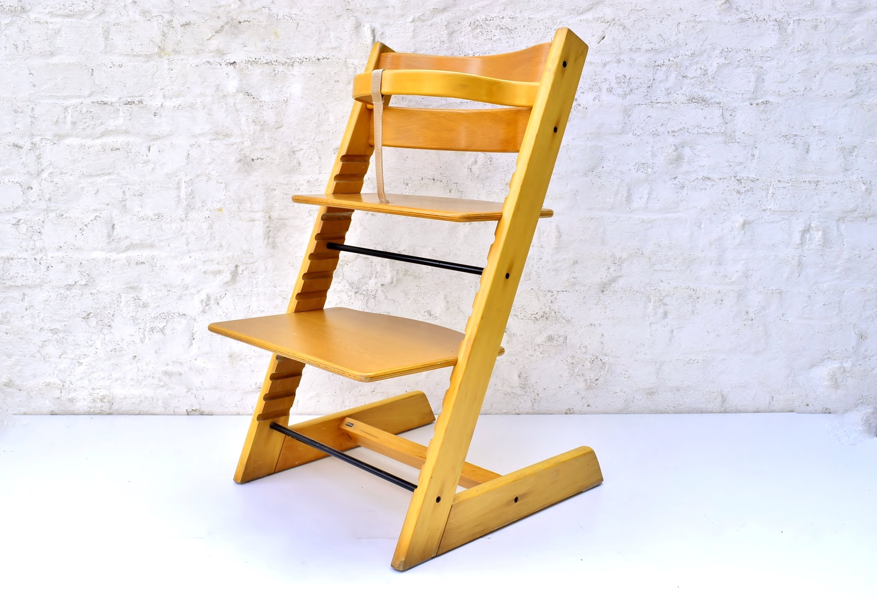 Vintage Stokke Tripp Trapp sedia lunga vecchio modello-retrò alta  regolabile mobili per bambini con staffa in legno-design norvegese da prima  2000. -  Italia