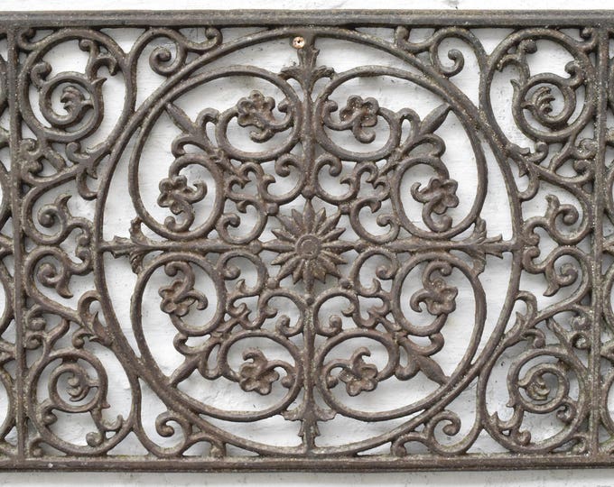 Antique Cast Iron Door Mat Rustic Front or Back Door Decor Etsy