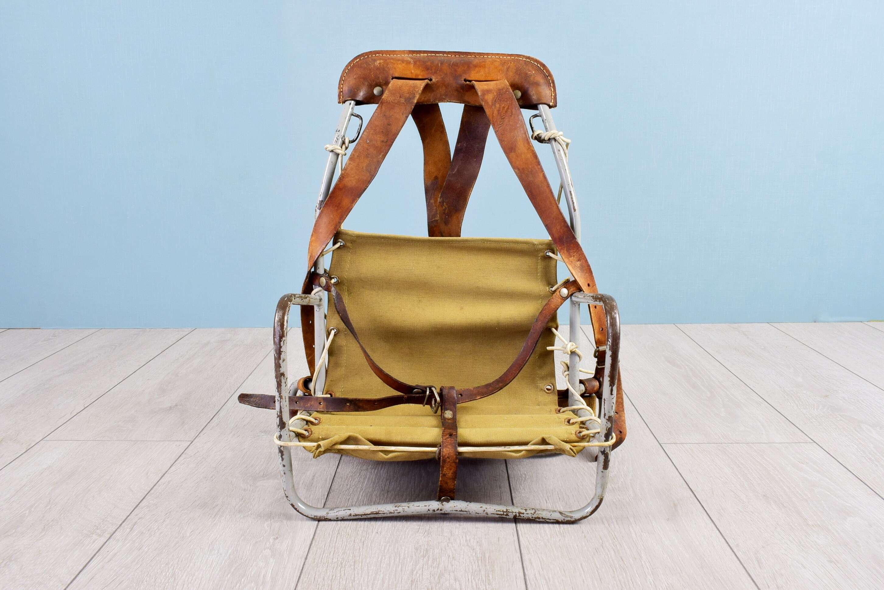 Antique Child Back Carrier, Retro Hiking Kid Backpack Carrier With