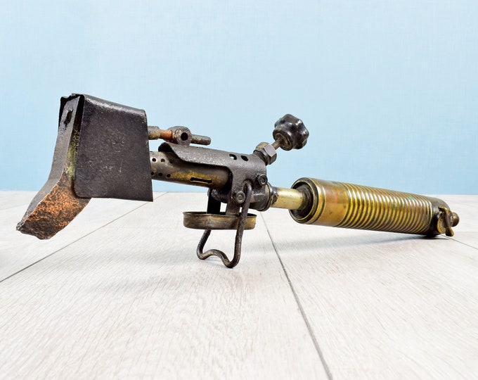 Antique Soldering Torch Barthel 3017, an Brass Soldering Iron Vintage