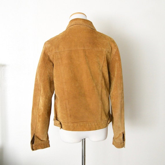 90s Suede Jacket Womens Ranch Jacket | Button Dow… - image 3