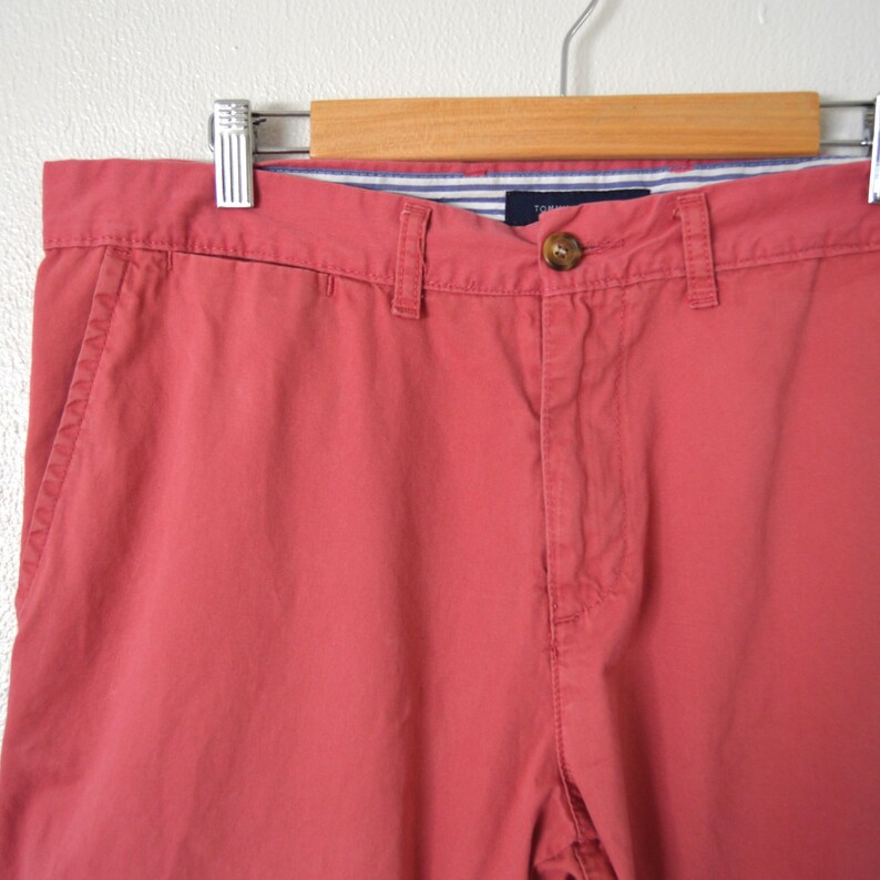 Pantalones rosas para hombre TOMMY HILFIGER Preppy Pantalones Etsy España