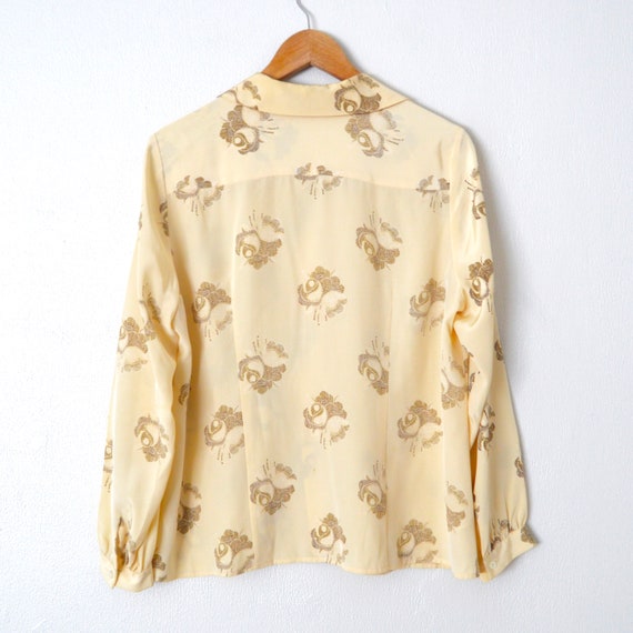 Vintage JONES NEW YORK Blouse | Silk Floral Lace … - image 6