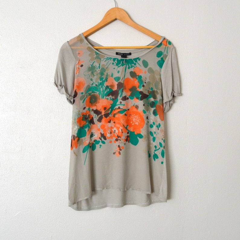 boho floral shirt