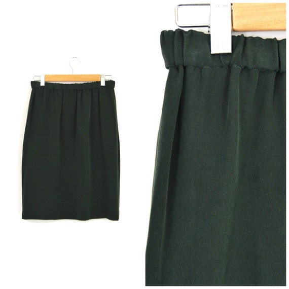 Vintage High Waisted Velvet A-line Short Elasticized Soft Skirt Gift