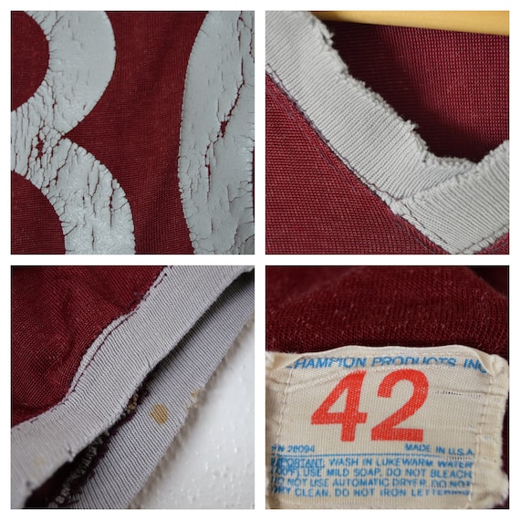 Vintage 1960s Champion Jersey | 60s Football Jersey #30 Franklin