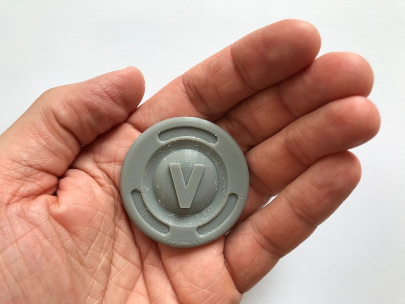 Fortnite V Bucks Buck Dollar Monnaie Piece De Monnaie Kit De Bricolage 3d Imprimes Parfait Pour Votre Cadeau De Fortnie Fornite Cosplay Costume - 