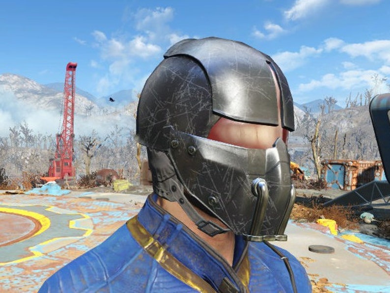 Fallout 4 Synth Helmet 3D Printed Diy Kit Head Etsy