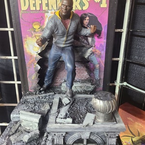 Luke Cage wall sculpture