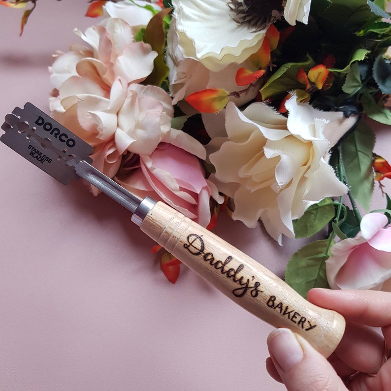 Personalised Bread Lame Baker Tools Bread Knife Baking Etsy