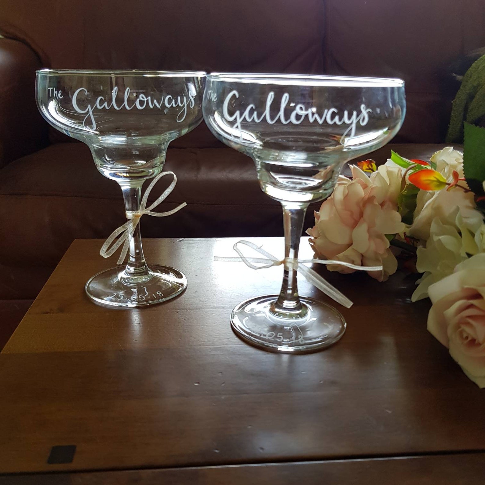 Personalised margarita glass custom cocktail glass hand Etsy