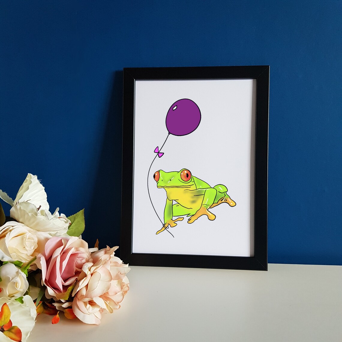 Frog Nursery Print Cute Animal Printable Nursery Decor Kids - Etsy
