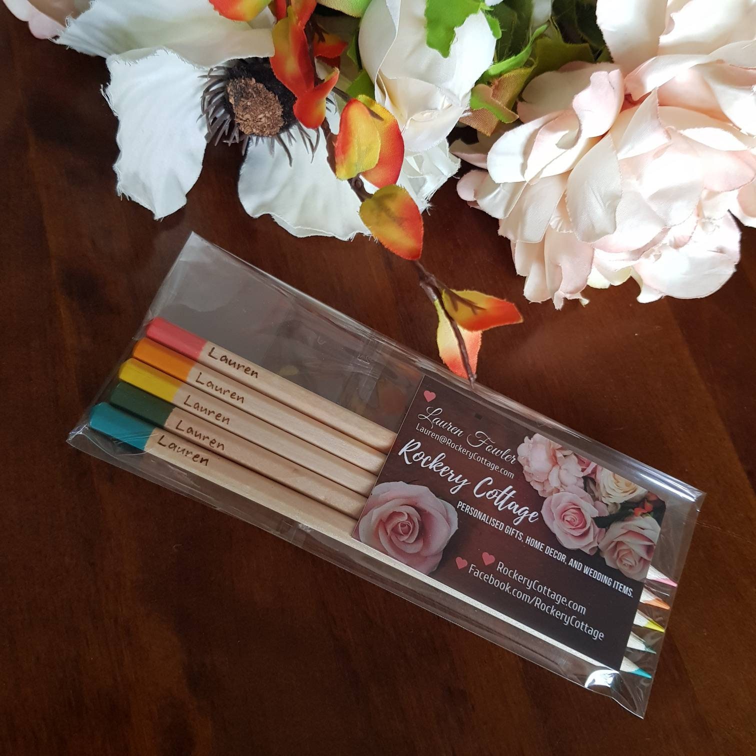 Personalised Pastel Colouring Pencils 5 Mixed Colouring Etsy UK