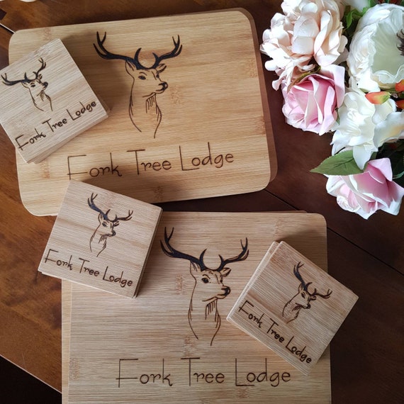 Personalised Placemats And Coasters Set Custom Drinks Etsy