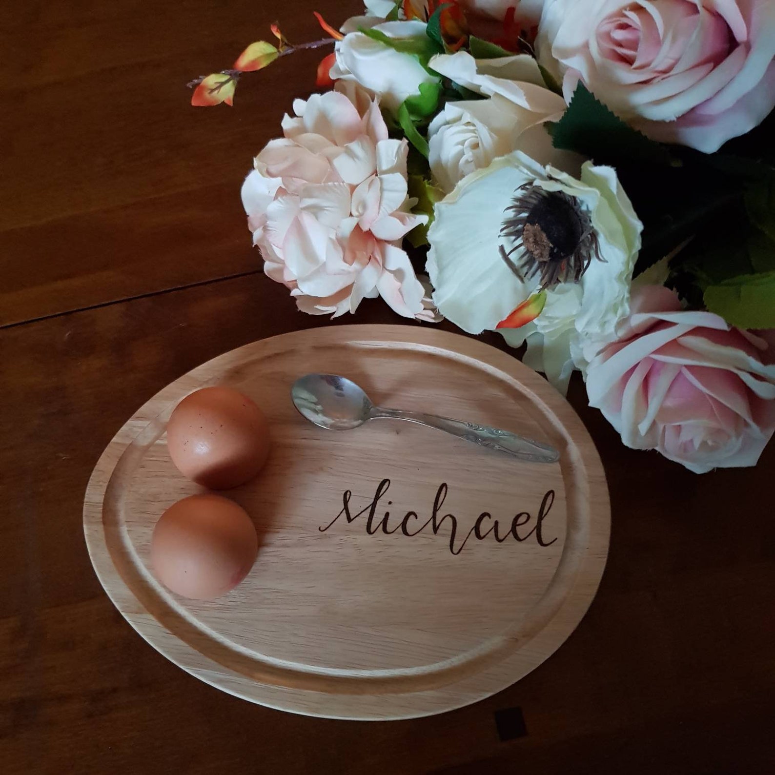 Dippy Egg and Soldiers Plate Wooden Egg Board Perfect Easter Etsy