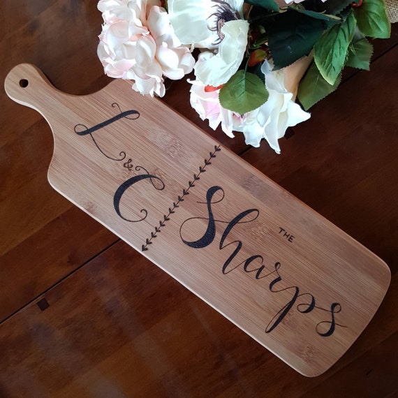 Personalised Bamboo Charcuterie Board Customised With Etsy