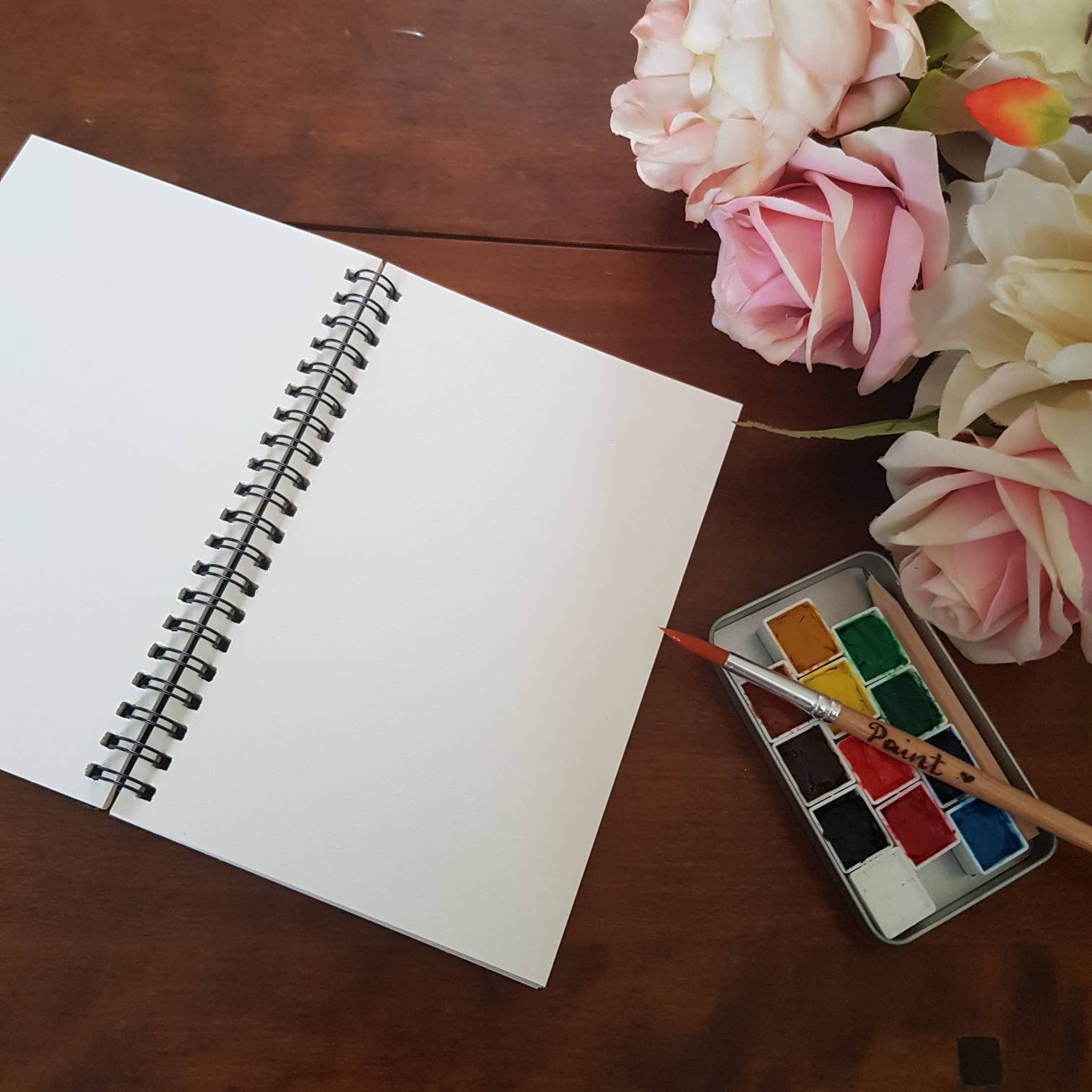 Personalised sketchbook custom decorated art book blank Etsy