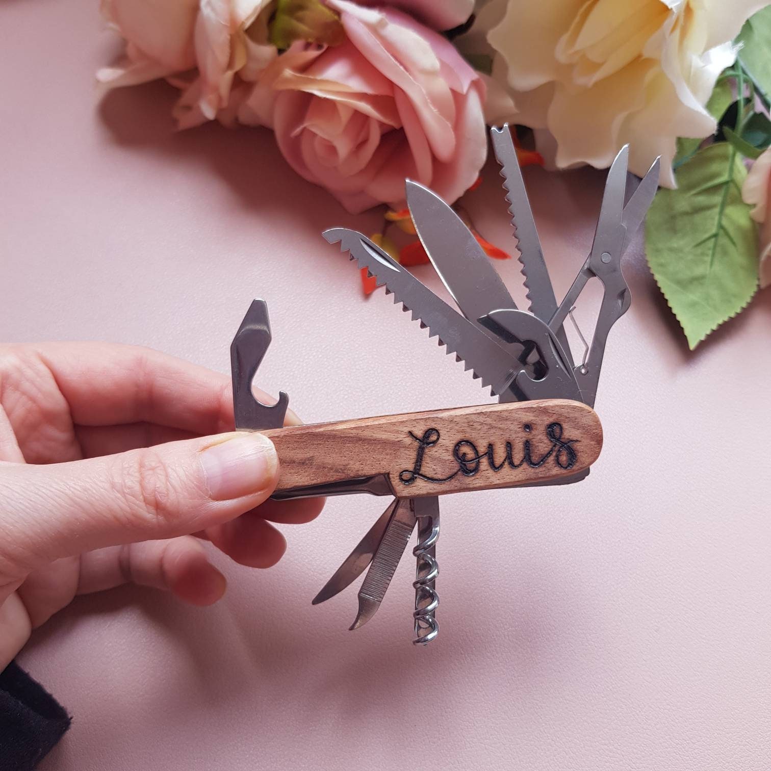 Personalised pen knife penknife utility knives gift for Etsy
