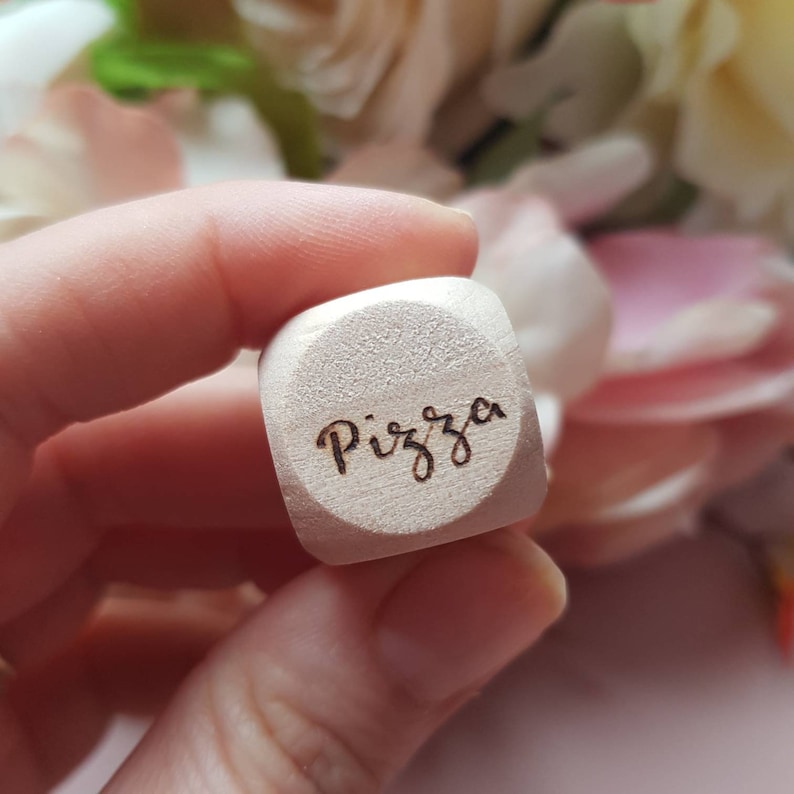 Personalised Dice Takeaway Dice Custom Dice Decision Dice Etsy