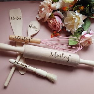 Backset, personalisierte Küchenartikel, Holzgebrannt, Geschenke für sie