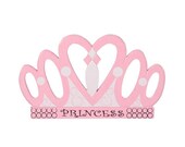 PRINCESS TIARA-Painted Wood Cutout