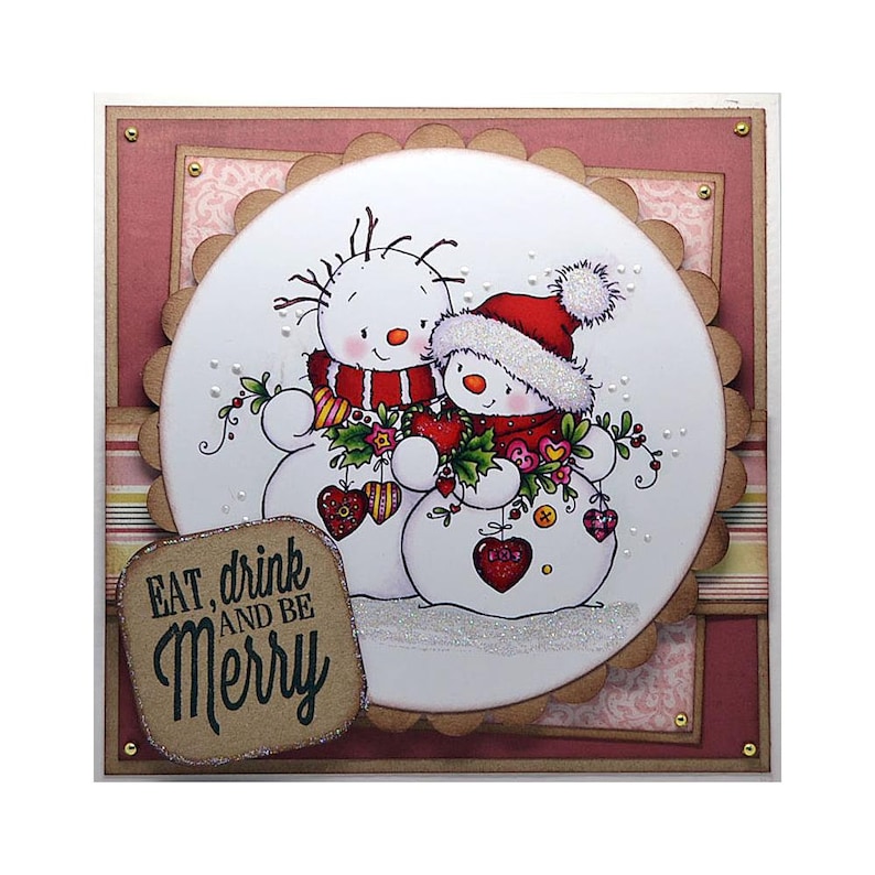 WINTER WISHES-Card Topper by Hobby HouseWee Stamps