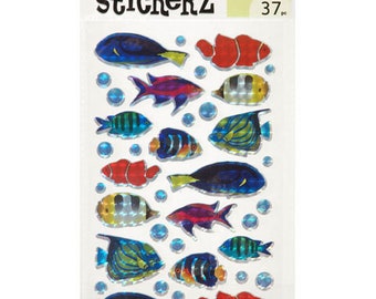 Darice Holographic Fish Stickers
