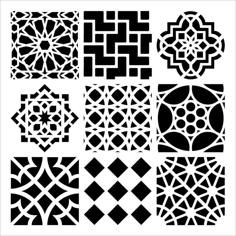 Moroccan Stencil - Etsy