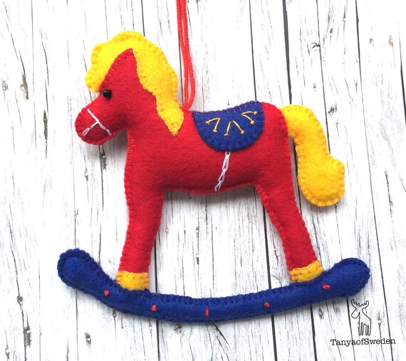 red rocking horse
