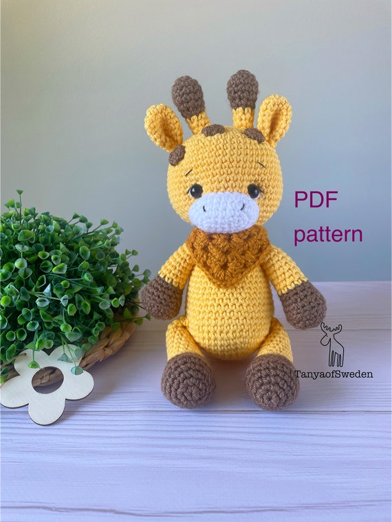 かぎ針編みのキリンのおもちゃのパターン: あみぐるみぬいぐるみ DIY