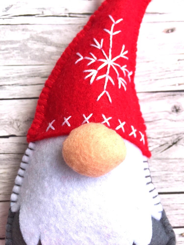 Swedish Gnome Pattern Felt Gnome Pattern PDF Felt Gnome Etsy