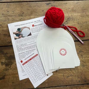 Crochet Hat Templates: Izzy Hat Tool, Baby to XL Adult
