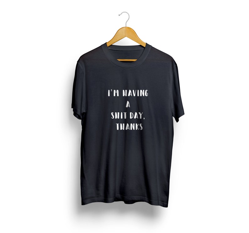 FUNNY HUMOR GIFT PRESENT COTTON T SHIRT I TRIED TO BE NORMAL ONCE WORST 2 MINS