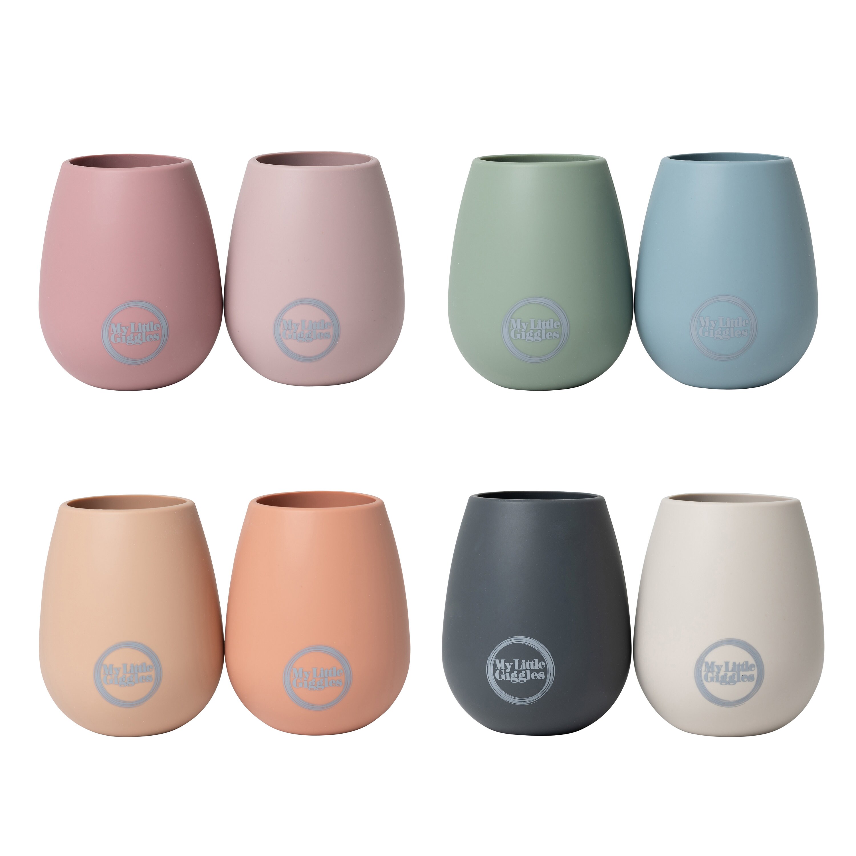 My Little Giggles - Silicone Tumbler 2 Pack