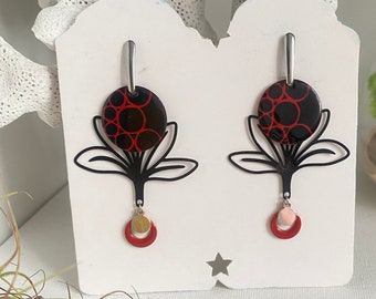 Boucles d'oreilles pendante/boucles d'oreilles fantaisie/cadeau femme