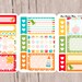 BACK TO SCHOOL Folding Mini Sticker Kit | Stores in sticker wallet and works in most planners | CCF74