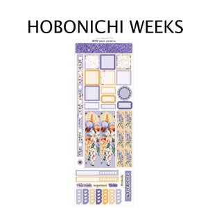 PEACH PARADISE planner sticker kit | weekly sticker kit | for Hobonichi Weeks  | HW350