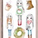 WINTER GIRLS | Large Stickers perfect for Erin Condren Life Planner, Happy Planner, Journals, BUJO, notebook, travelers notebook, tn | L21