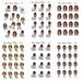 LIV Mini Planner Stickers | AFRICAN AMERICAN | perfect for most planners | cc8.1-11