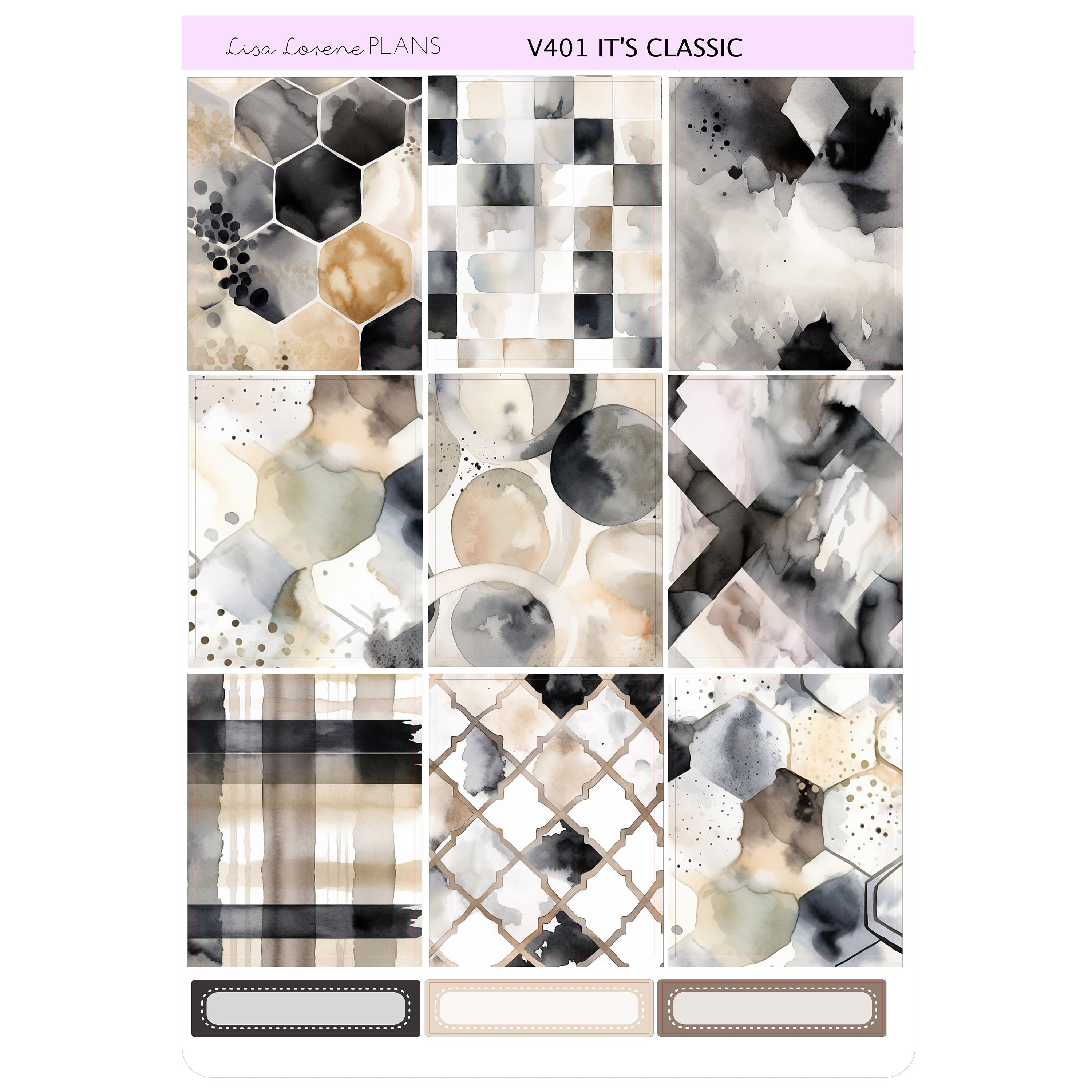 IT'S CLASSIC Weekly Planner Sticker Kit | Vertical Planner | Perfect ...