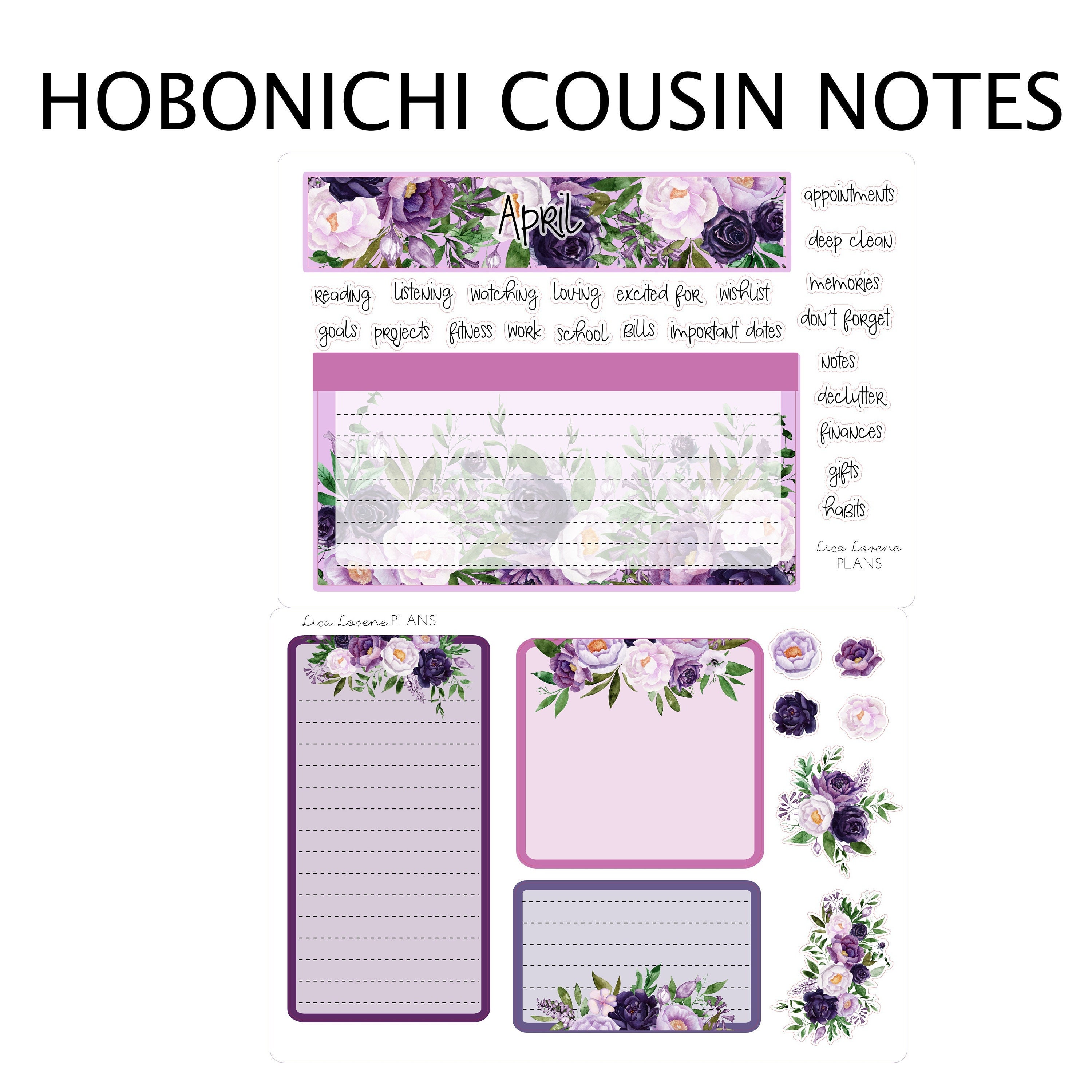 Patisserie Hobonichi Cousin Kit - Planner Stickers – Paper Kay