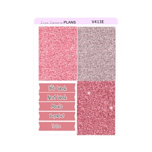 CHERRY BLOSSOM BIRD Coffee Weekly Planner Sticker Kit | Vertical ...