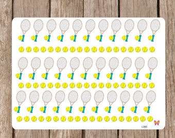 Tennis Planner Stickers | All Planners | |Journal, Notebook L352