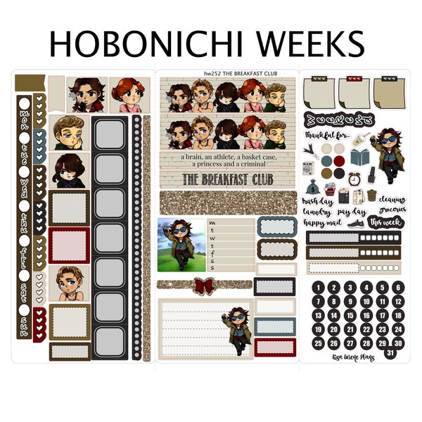 SINCERELY YOURS Hobonichi Weeks Sticker Kit | HW252