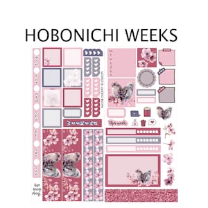 CHERRY BLOSSOM Hobonichi Weeks Sticker Kit | HW298