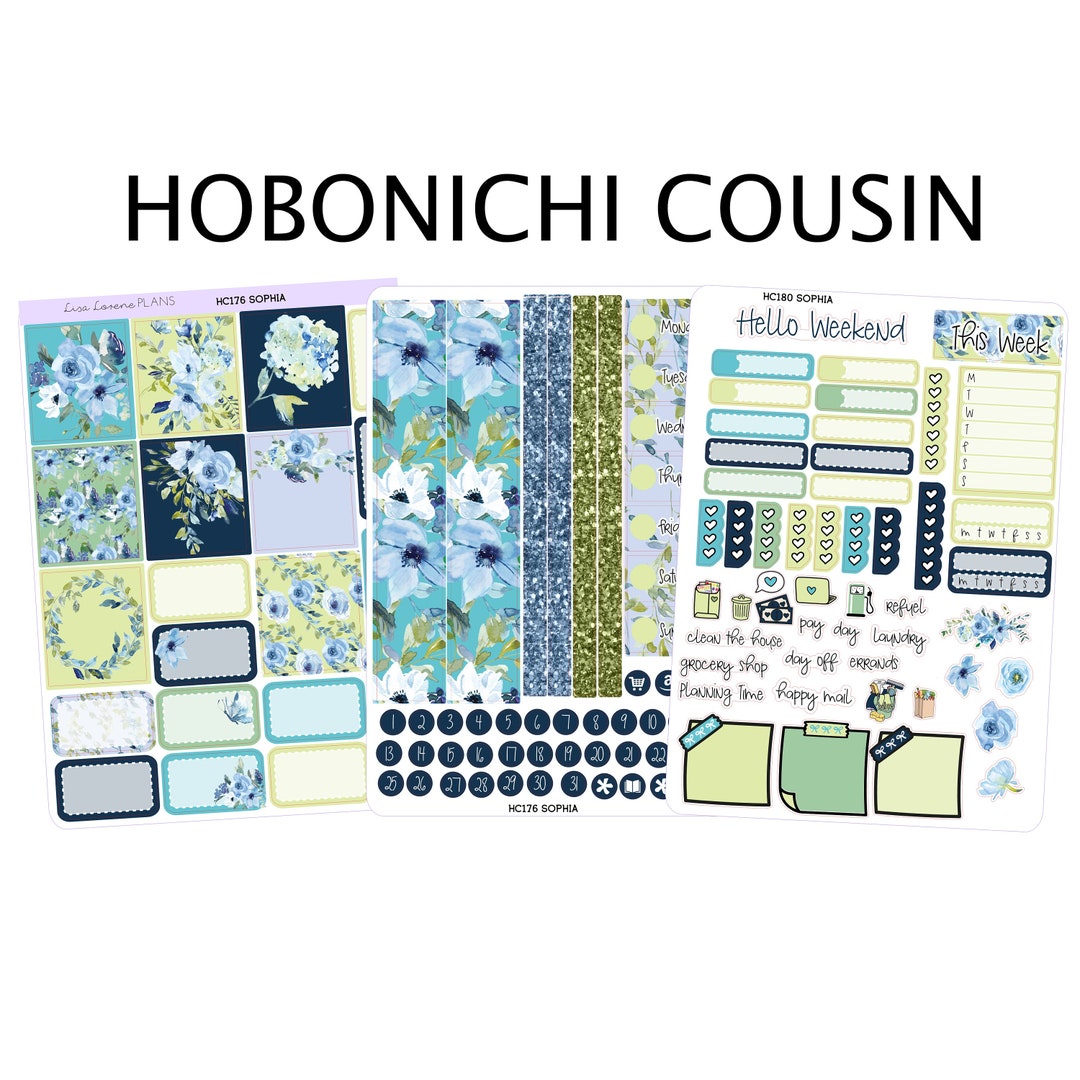 SOPHIA Hobonichi Cousin Weekly Planner Sticker Kit | Santa Claus ...