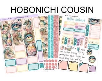 SPRING DRAGON Hobonichi Cousin Weekly Planner Sticker Kit | HC225