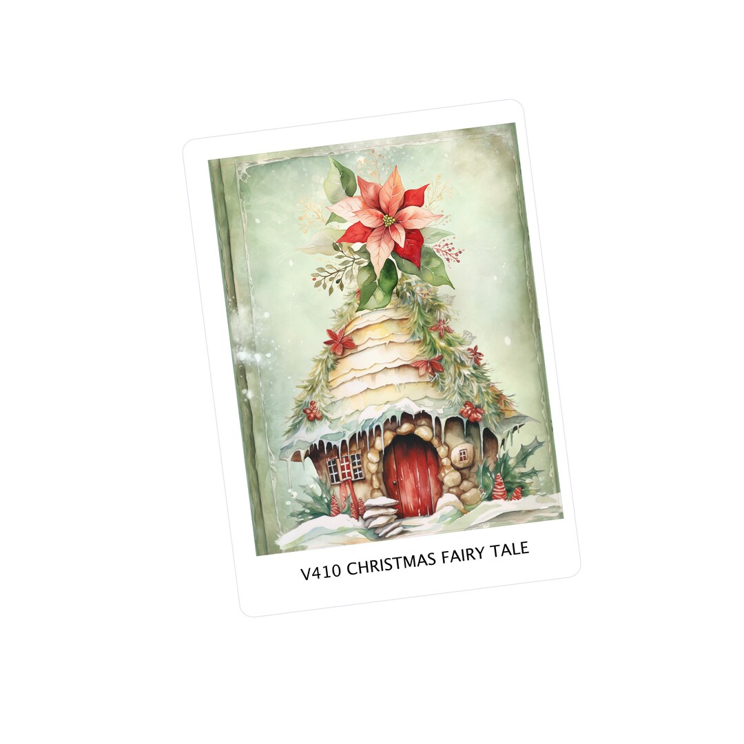 CHRISTMAS FAIRY TALE Double Box Weekly Planner Sticker Kit | Vertical ...