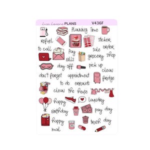 LOVE Weekly Planner Sticker Kit | Vertical Planner | Perfect for ...