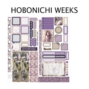 AMETHYST FAIRY Hobonichi Weeks Planner Sticker Kit |  HW361